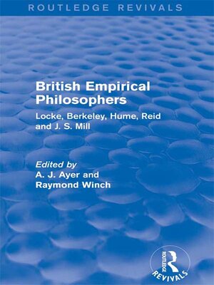 cover image of British Empirical Philosophers (Routledge Revivals)